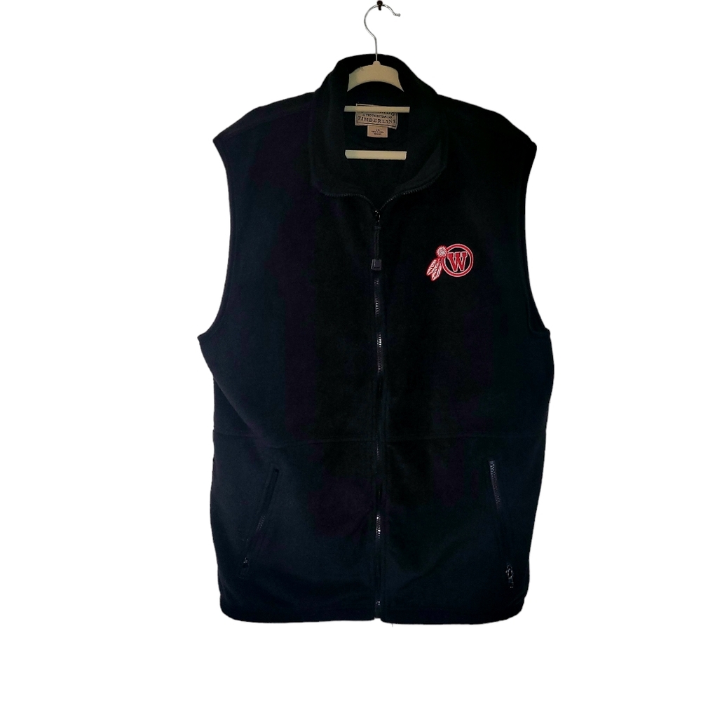 Colorado Timberline Men's Black Full Zip Fleece Vest